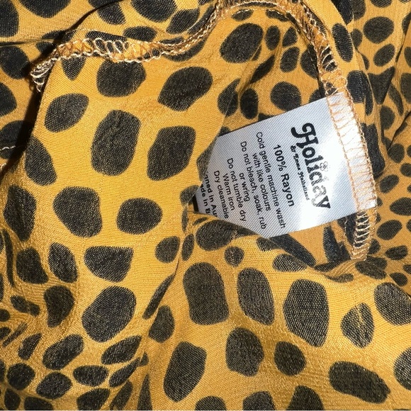 NWT Emma Mulholland on Holiday Vacation Slip Dress in Cheetah - Picture 7 of 10